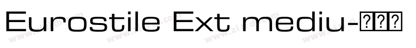 Eurostile Ext mediu字体转换